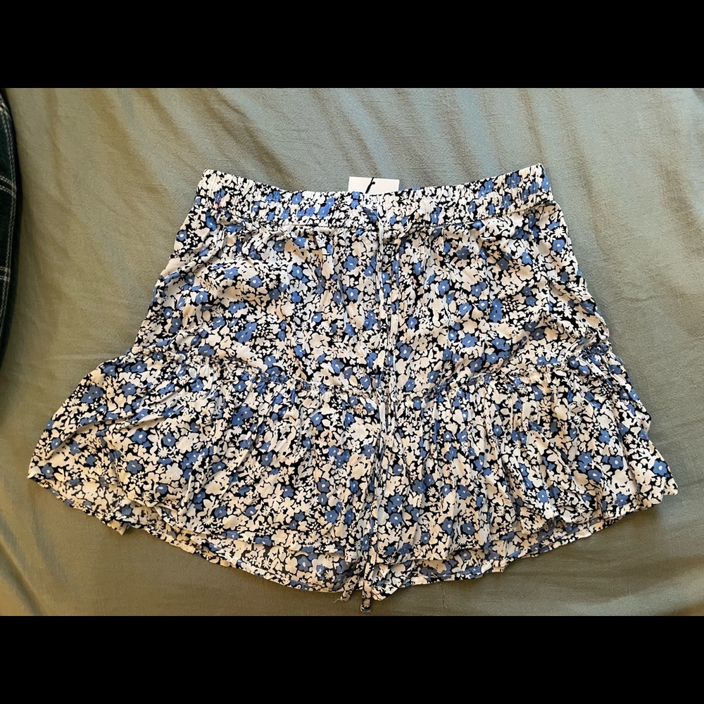 Floral Zara Drawstring Skort (XL)